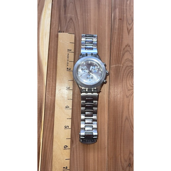 Swatch Irony Diaphane AG 2005 Mens Stainless Steel Wrist Watch - Picture 4 of 11